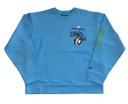 CHROME HEARTS MATTY BOY BRAIN NEW CREWNECK SWEATSHIRT
