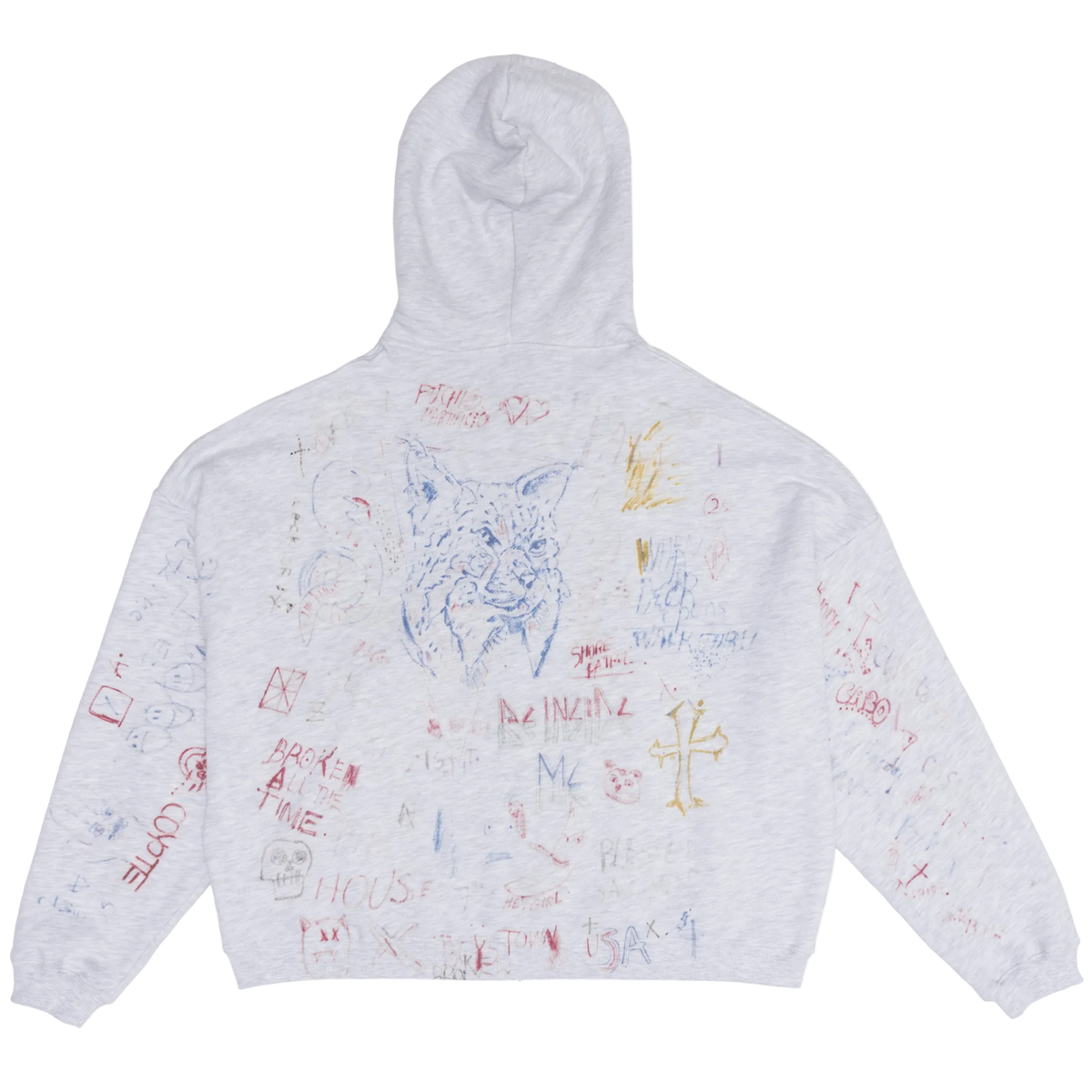 PALY HOLLYWOOD JOSHUA TREE DOUBLE HOOD ZIP UP HOODIE