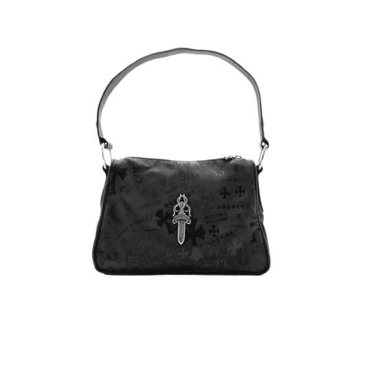 CHROME HEARTS NYLON STENCIL CHICKEN NUGGET BAG