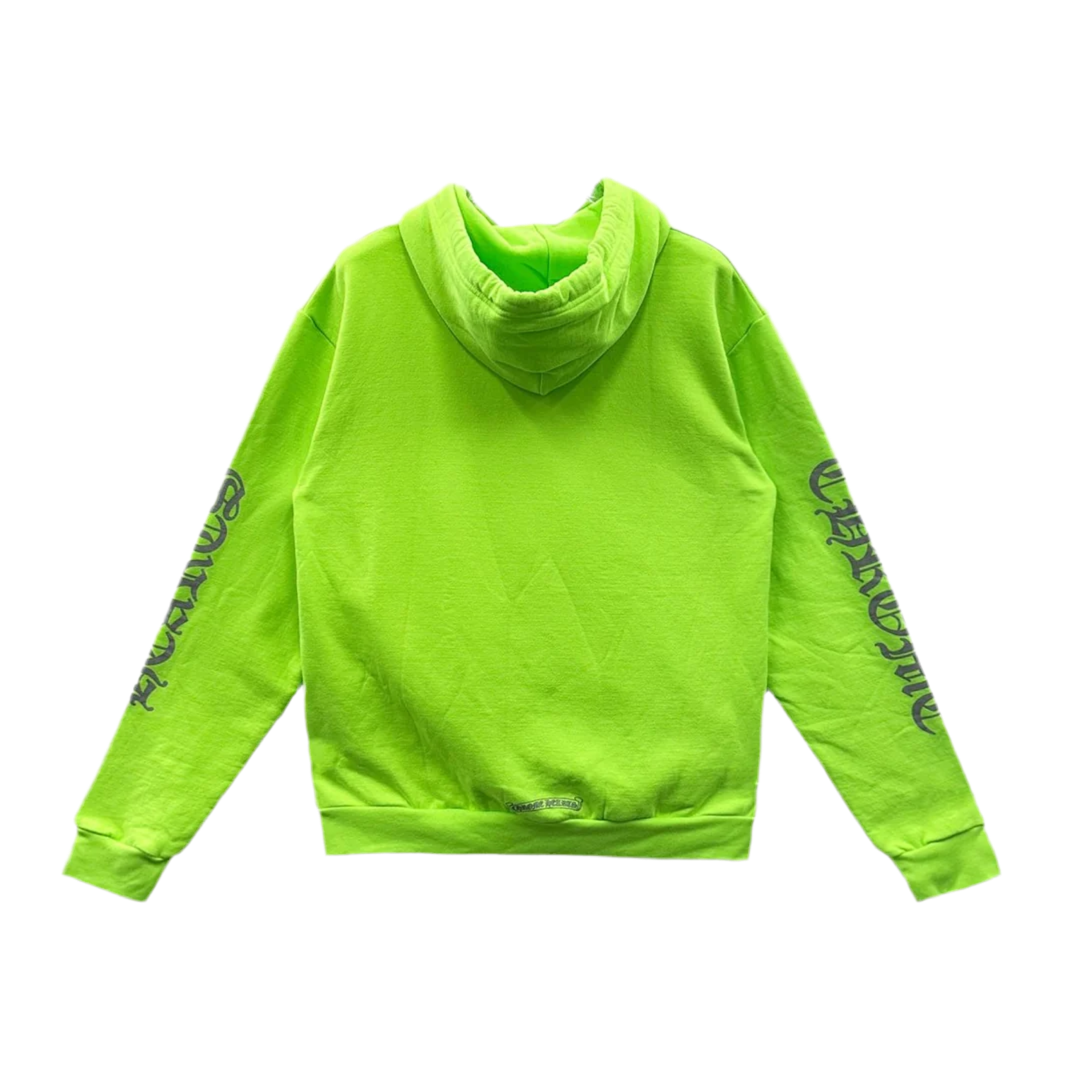 CHROME HEARTS MIAMI NEON VERTICAL LOGO HOODIE