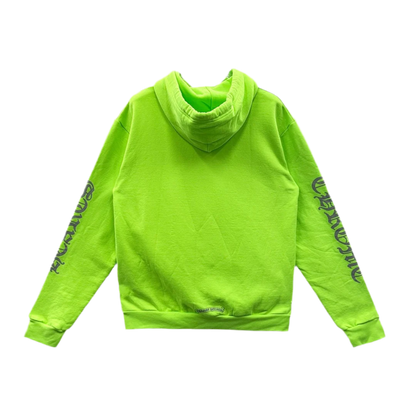 CHROME HEARTS MIAMI NEON VERTICAL LOGO HOODIE