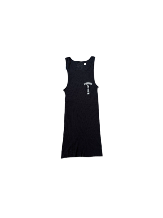 CHROME HEARTS LARGE CROSS T-BAR TANK TOP