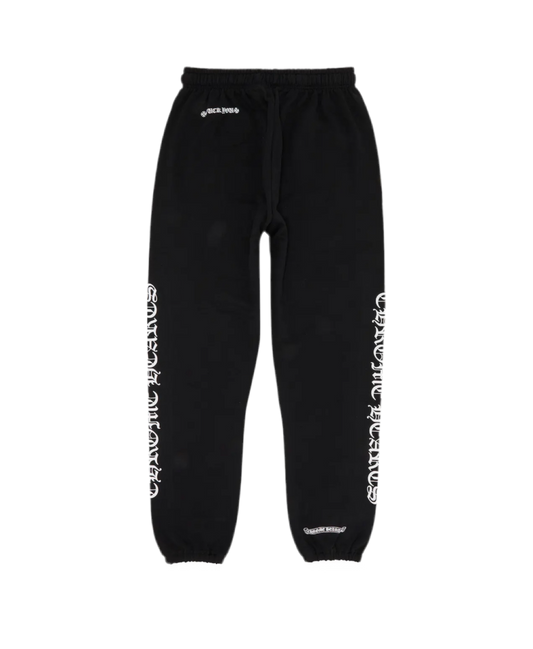 CHROME HEARTS SCROLL LOGO SWEATPANTS