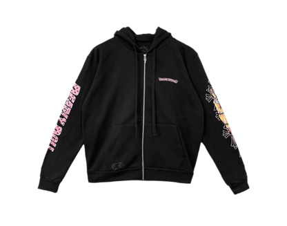 CHROME HEARTS DEADLY DOLL ZIP UP HOODIE