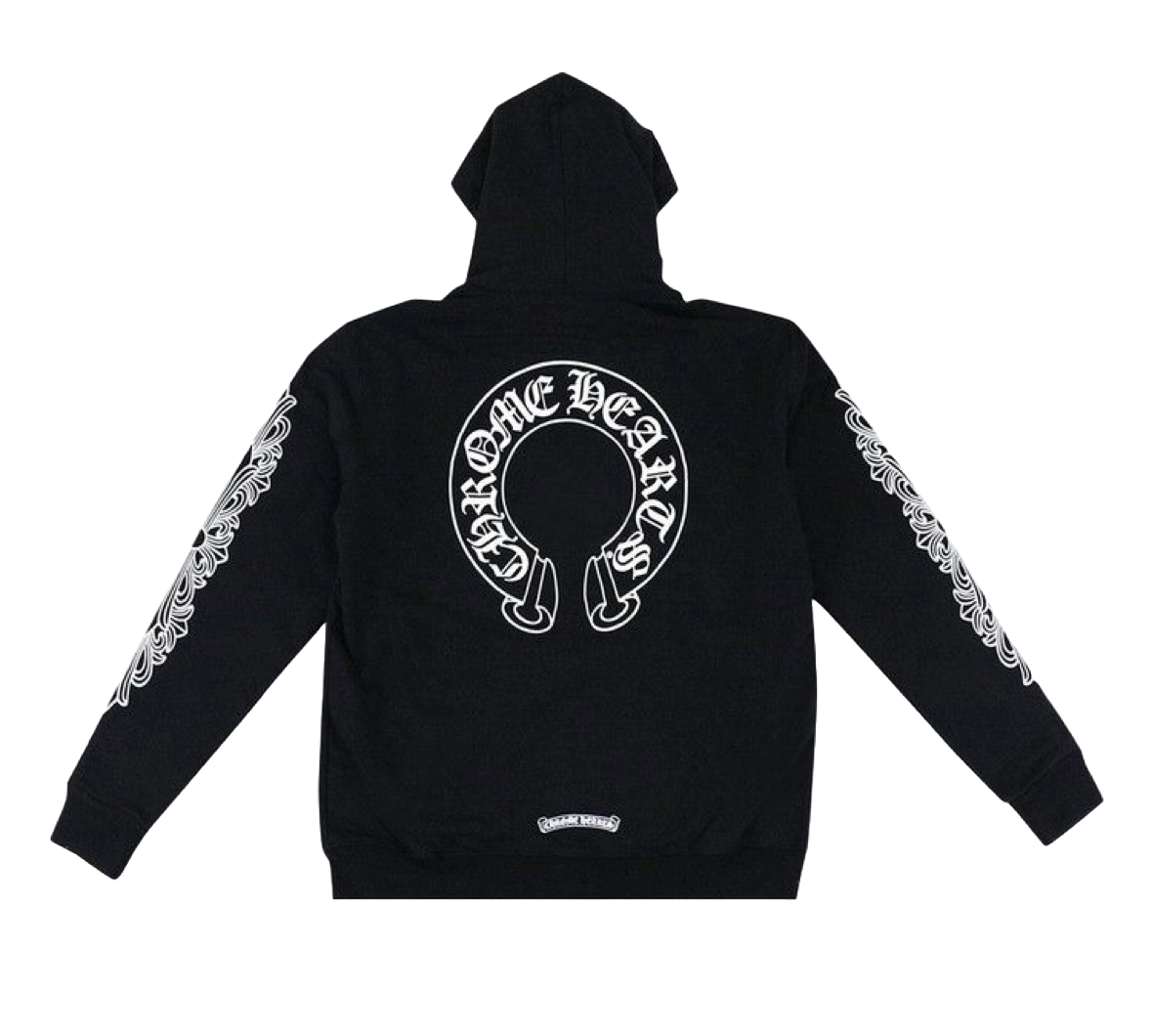 CHROME HEARTS FLORAL HORSESHOE ZIP UP HOODIE