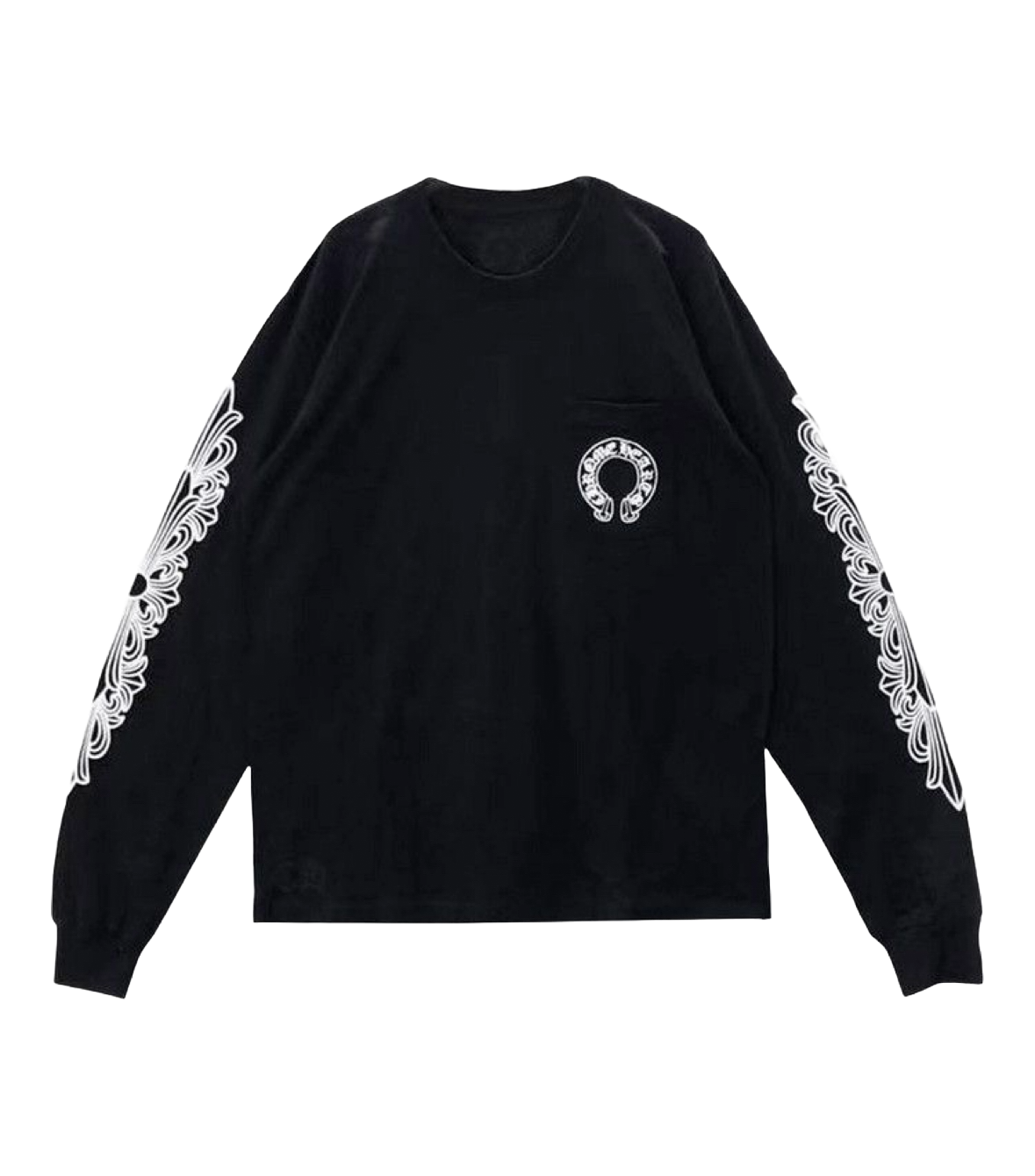 CHROME HEARTS LAS VEGAS FLORAL HORSESHOE LONGSLEEVE T-SHIRT