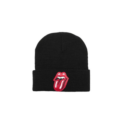 CHROME HEARTS ROLLING STONES BEANIE BLACK