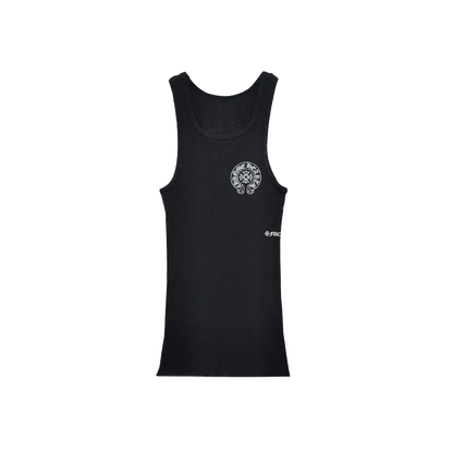 CHROME HEARTS HORSESHOE TANK TOP DRESS BLACK