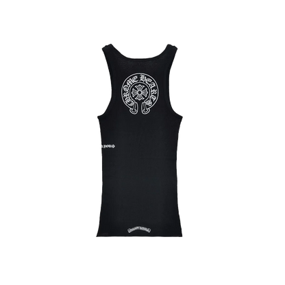 CHROME HEARTS HORSESHOE TANK TOP DRESS BLACK