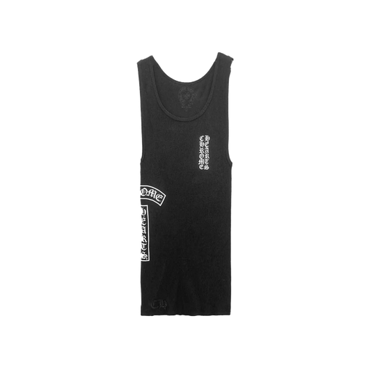 CHROME HEARTS VERTICAL TANK TOP DRESS BLACK