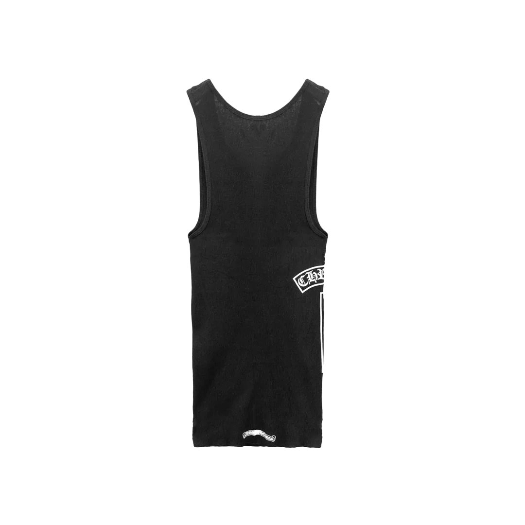 CHROME HEARTS VERTICAL TANK TOP DRESS BLACK