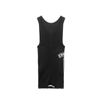 CHROME HEARTS VERTICAL TANK TOP DRESS BLACK