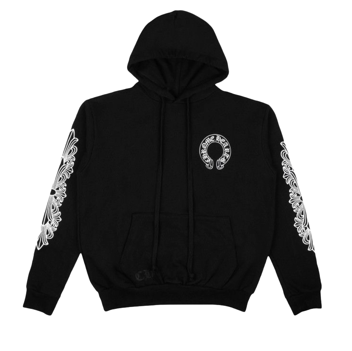 CHROME HEARTS FLORAL HORSESHOE HOODIE