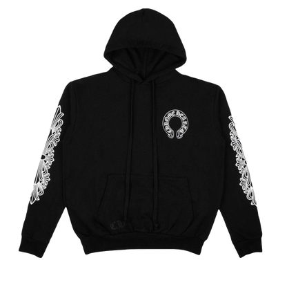 CHROME HEARTS FLORAL HORSESHOE HOODIE