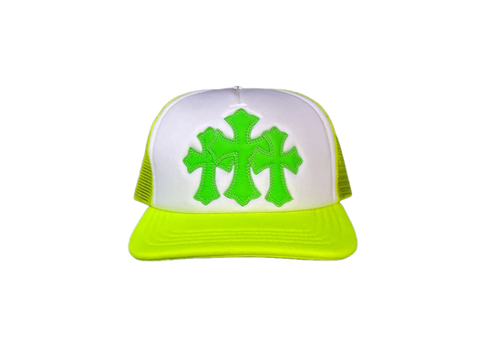 CHROME HEARTS CEMETERY TRUCKER (GREEN/WHITE)