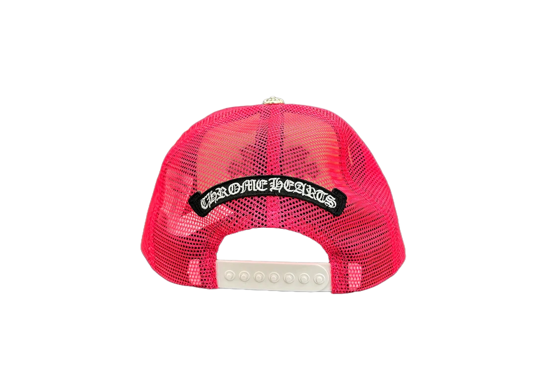 CHROME HEARTS CEMETERY TRUCKER (PINK/WHITE)