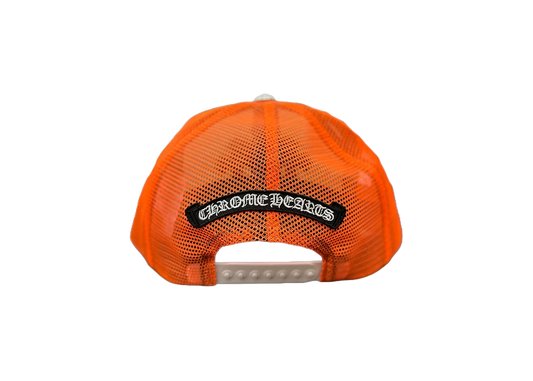 CHROME HEARTS CEMETERY TRUCKER (ORANGE/WHITE)