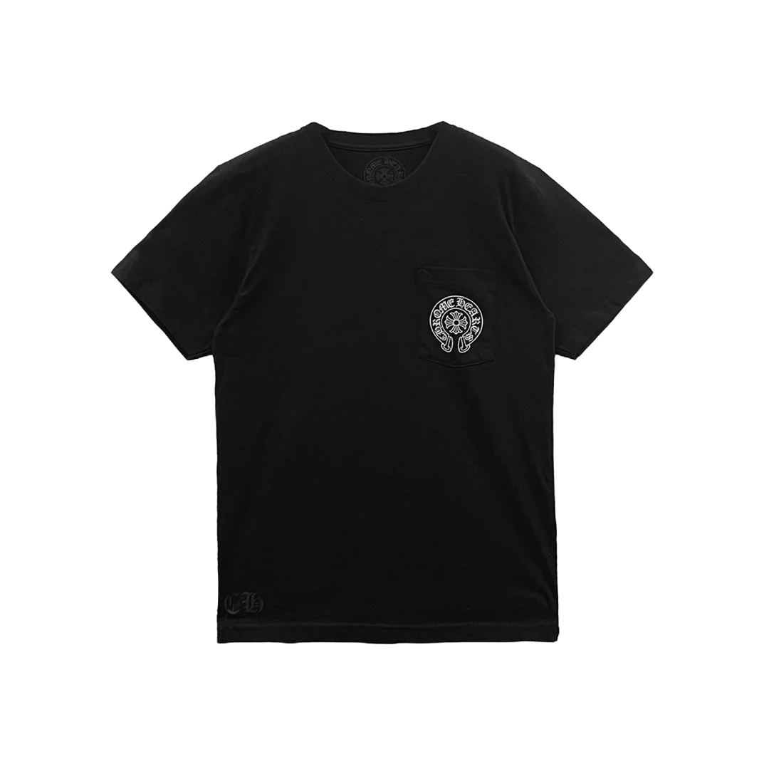 CHROME HEARTS ASPEN EXCLUSIVE HORSESHOE LOGO T-SHIRT (BLACK)