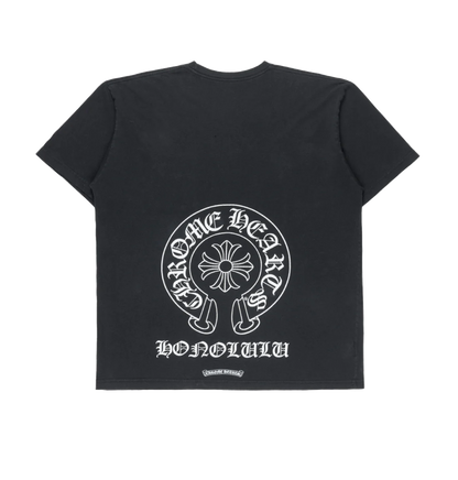 CHROME HEARTS HONOLULU EXCLUSIVE HORSESHOE LOGO T-SHIRT