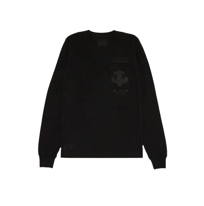 CHROME HEARTS PARIS EXCLUSIVE FLEUR T-SHIRT (BLACK/BLACk)