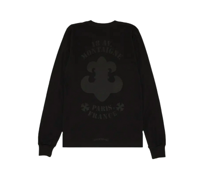 CHROME HEARTS PARIS EXCLUSIVE FLEUR T-SHIRT (BLACK/BLACK)