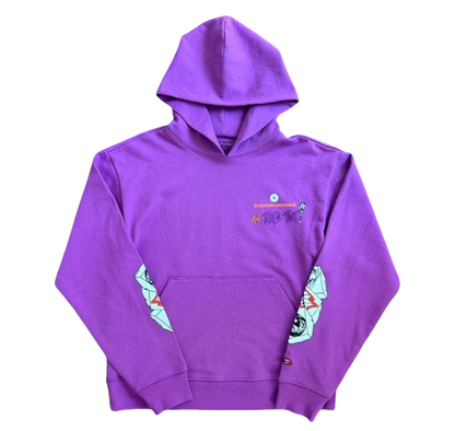 CHROME HEARTS MATTY BOY 'WANT MORE NOT LESS' PULLOVER HOODIE
