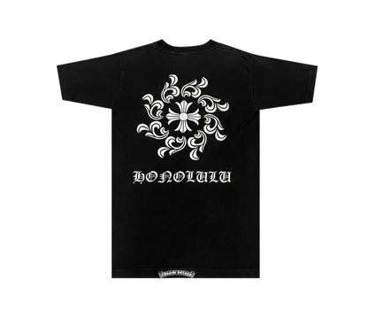 CHROME HEARTS HONOLULU EXCLUSIVE SPIRAL LOGO T-SHIRT