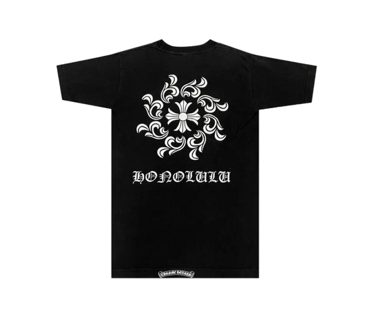 CHROME HEARTS HONOLULU EXCLUSIVE SPIRAL LOGO T-SHIRT