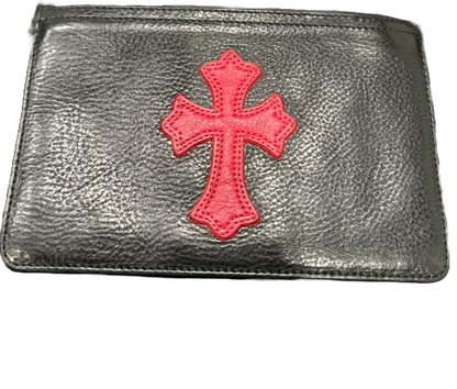 CHROME HEARTS RED CROSS PATCH WALLET