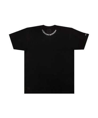 CHROME HEARTS NECK LOGO T-SHIRT (BLACK/WHITE)