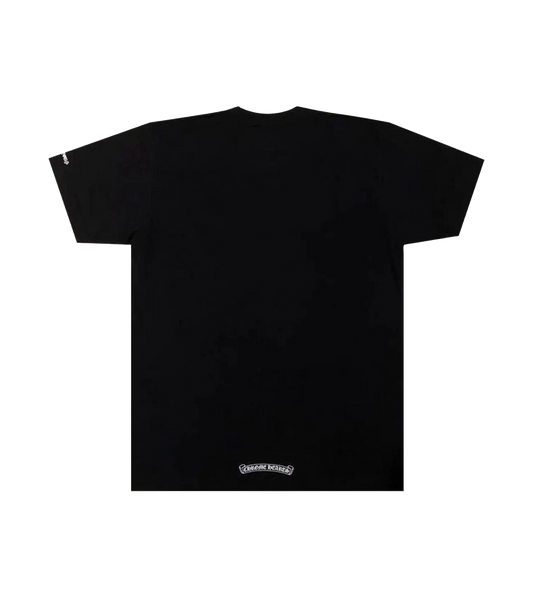 CHROME HEARTS NECK LOGO T-SHIRT (BLACK/WHITE)