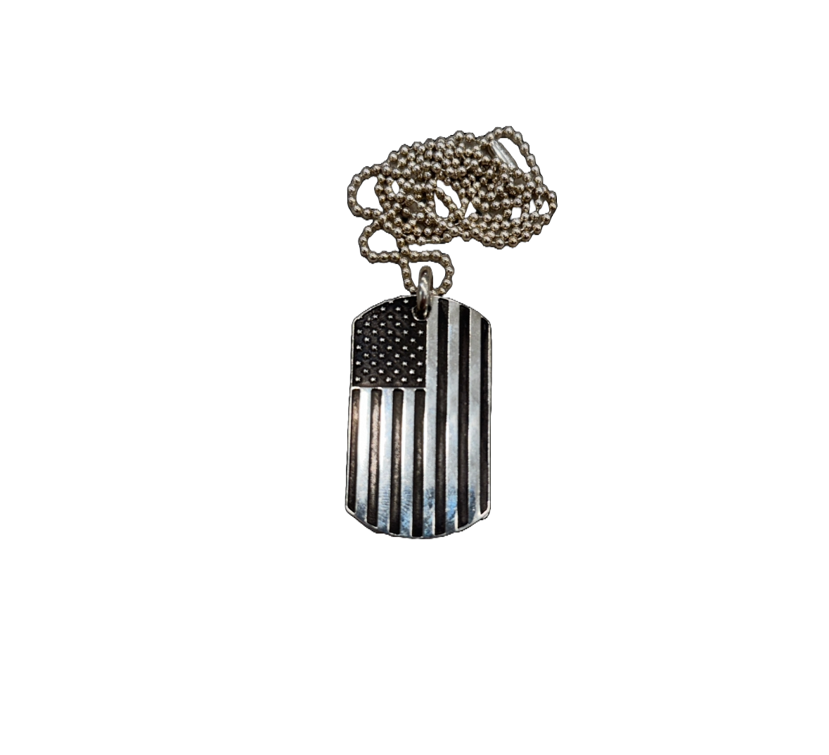 CHROME HEARTS RICHARD STARK FLAG DOG TAG