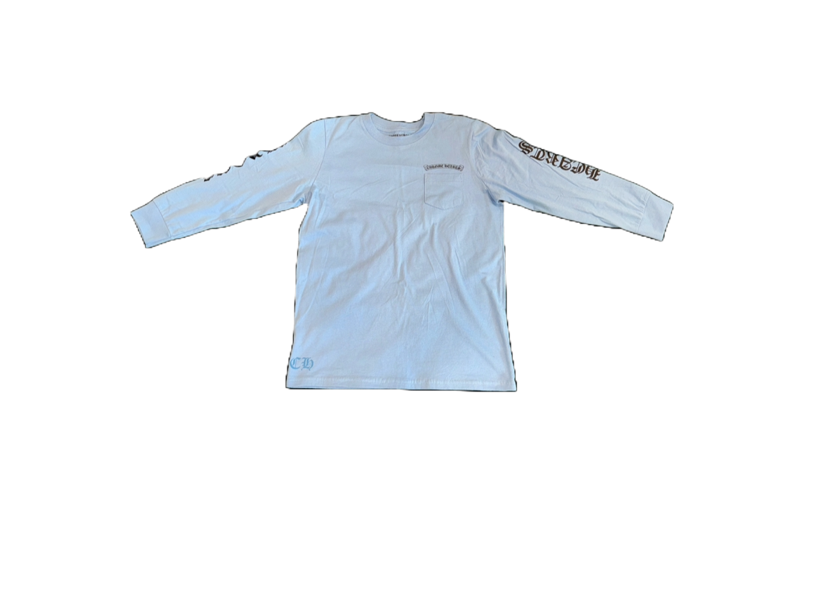 CHROME HEARTS KIDS LONG SLEEVE (BLACK/BLUE)