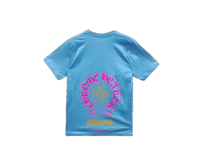 CHROME HEARTS ART BASEL MIAMI EXCLUSIVE HORSESHOE LOGO T-SHIRT