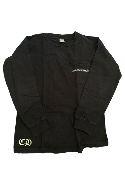 (USED) CHROME HEARTS SHOULDER LOGO SHIRT