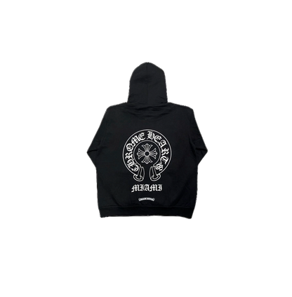 CHROME HEARTS MIAMI HORSESHOE ZIP UP HOODIE
