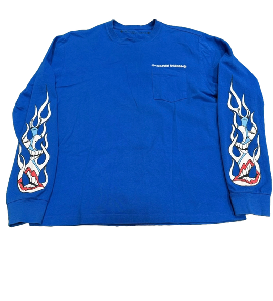 (USED) CHROME HEARTS MATTY BOY SPACE LONG SLEEVE SHIRT