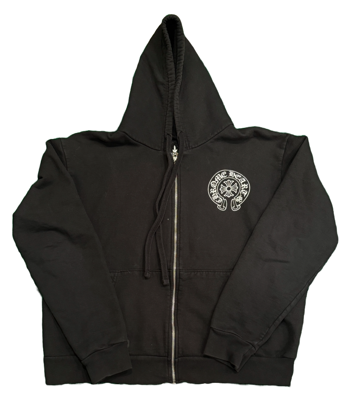 (USED) CHROME HEARTS MIAMI ZIP UP HOODIE