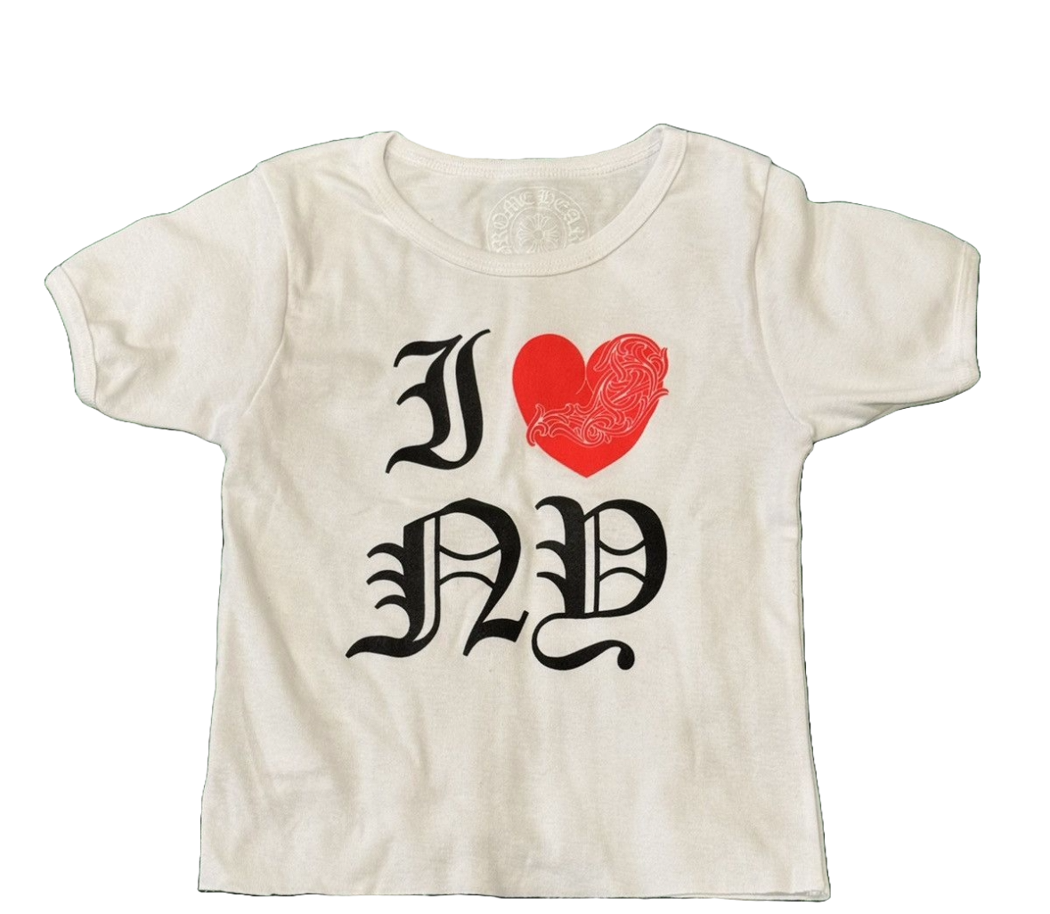 CHROME HEARTS I LOVE NY GIRLS BABY SHIRT