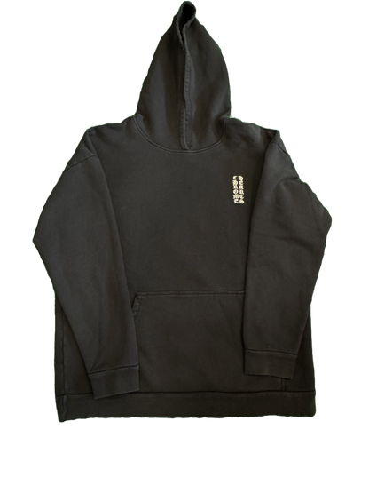 (U) CHROME HEARTS VERTICAL LOGO EMBROIDERED HOODIE