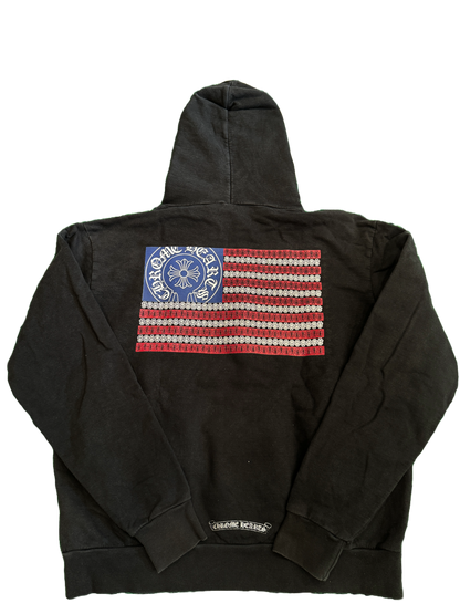 (U) CHROME HEARTS VINE DAGGER USA LOGO HOODIE