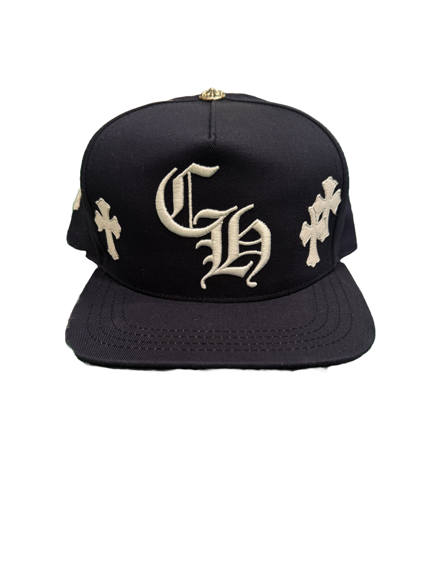 CHROME HEARTS CH CROSS PATCH TRUCKER (NAVY/WHITE)