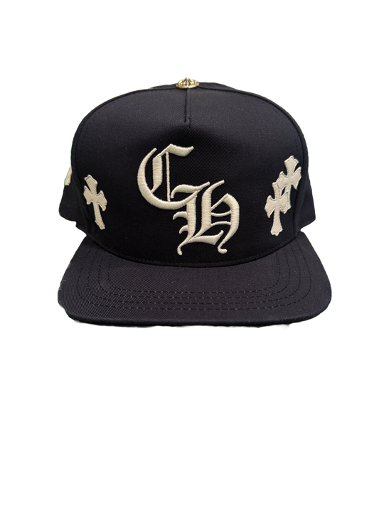 CHROME HEARTS CH CROSS PATCH TRUCKER (NAVY/WHITE)